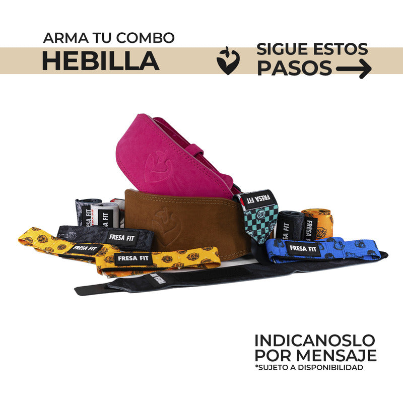 CINTURÓN HEBILLA GYM | CONJUNTO PERSONALIZADO