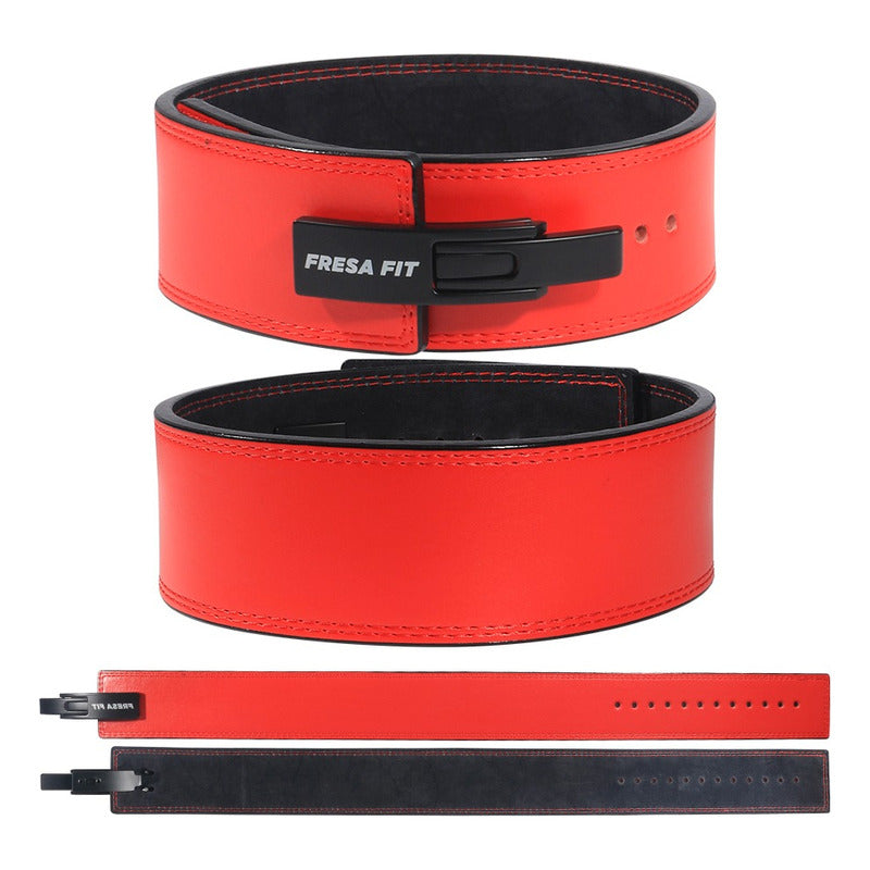 Cinturón de Powerlift Fresafit Rojo