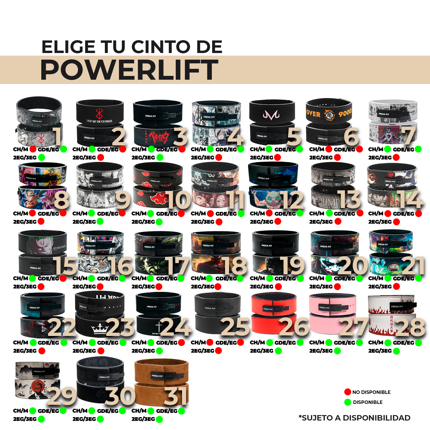 CINTURÓN POWERLIFT GYM | CONJUNTO PERSONALIZADO