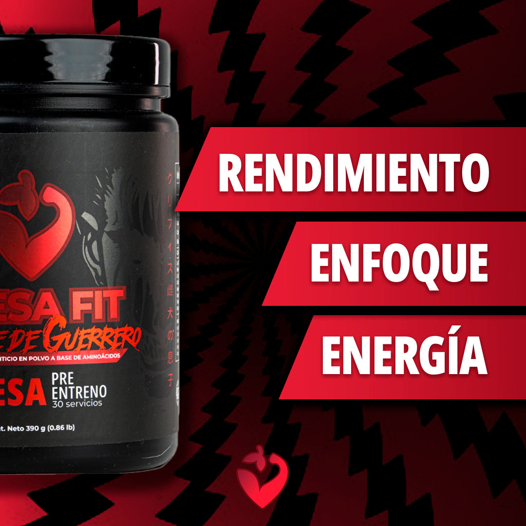 Pre Entreno Fresafit Sangre De Guerrero Fresa