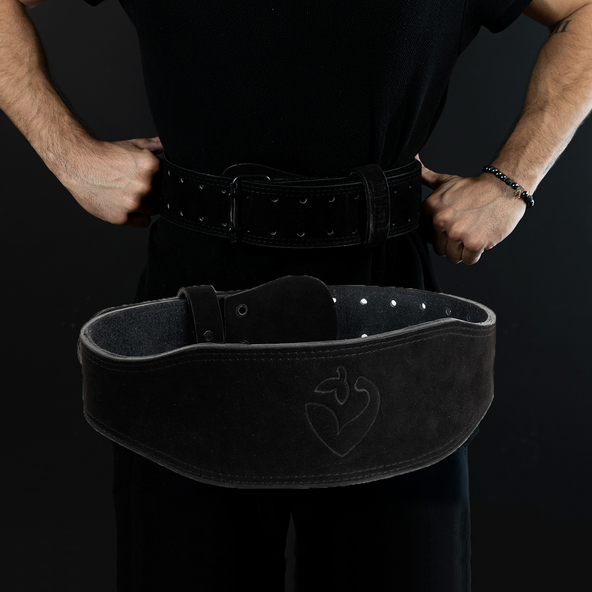 Cinturón de Hebilla de Gamuza