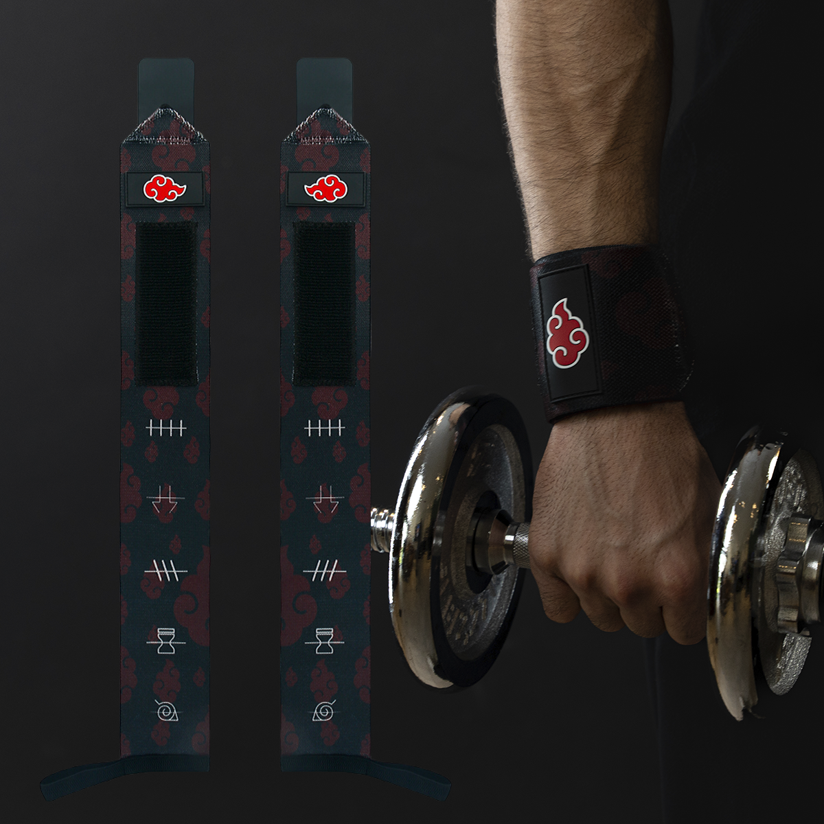 Muñequeras Akatsuki Naruto