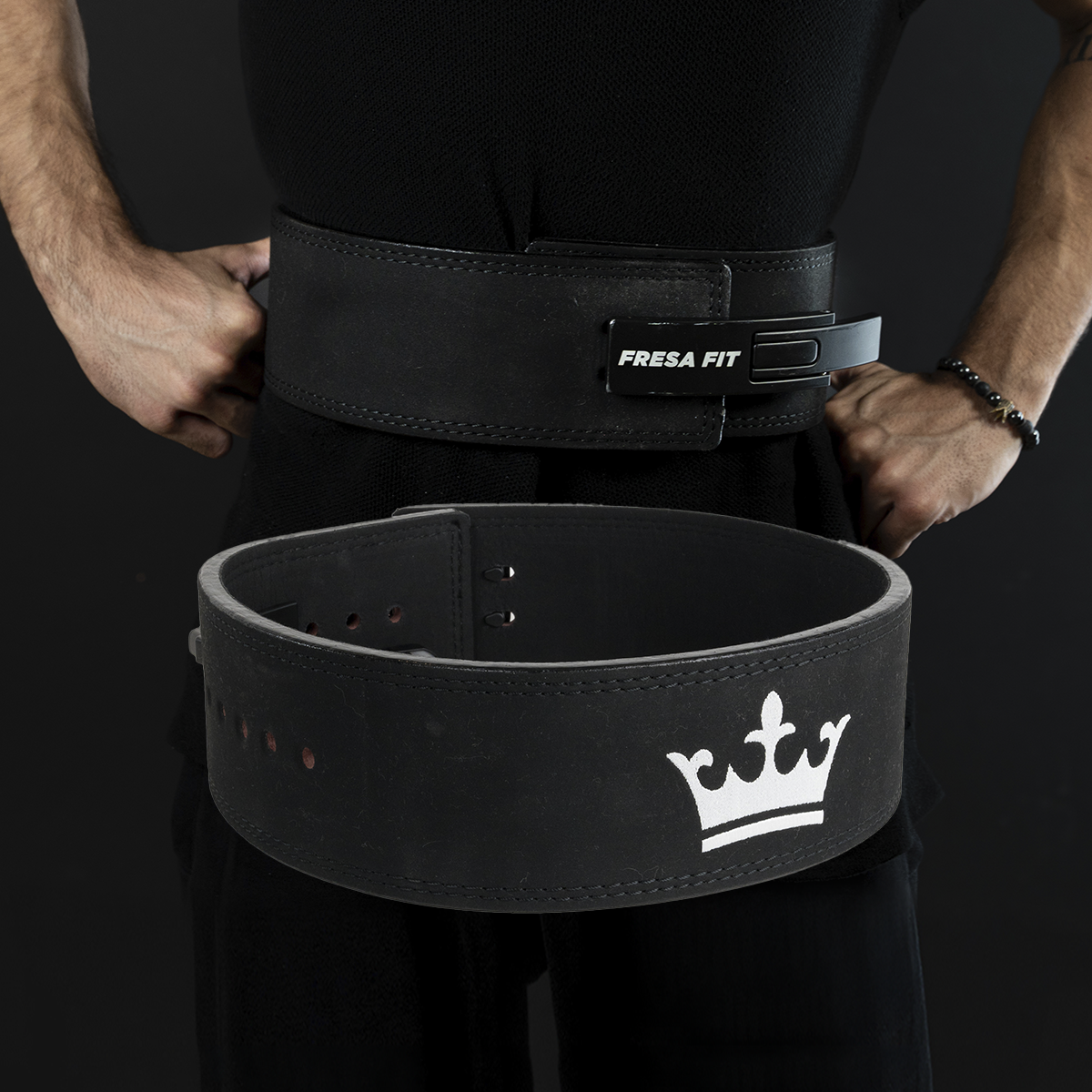 Cinturón de Powerlift Corona Negro