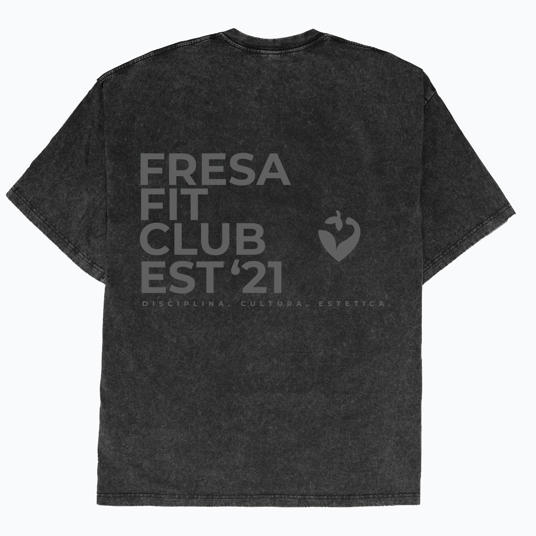 Oversized Playera Camiseta Fresafit Azul Marino Gym Basic