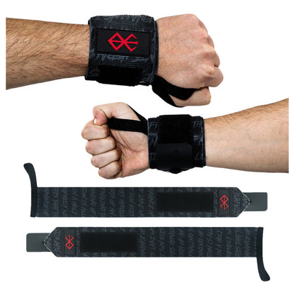 Conjunto Cinturon Powerlift Straps Muñequeras 10 Fresafit