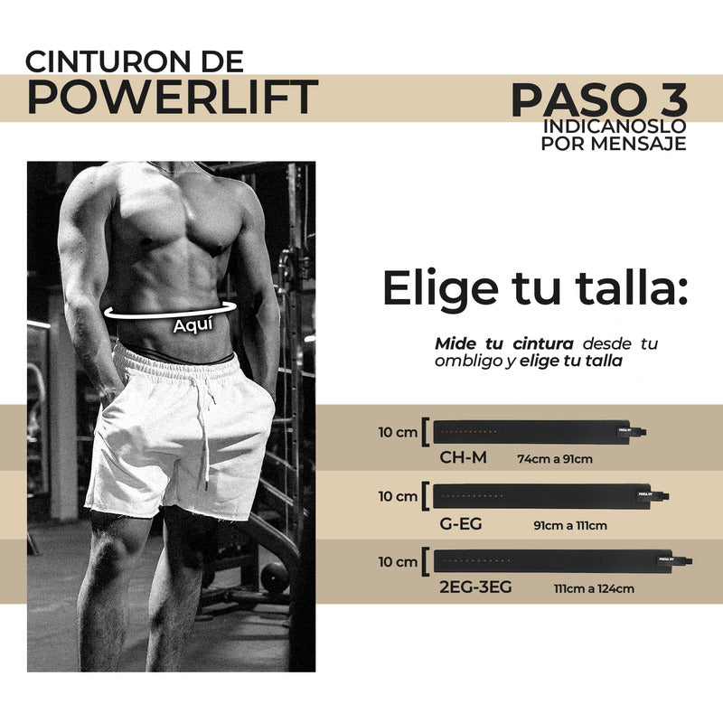 Arma Conjunto Personalizado Cinturon Powerlift Gym Fresafit