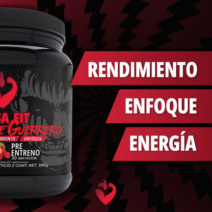 Pre Entreno Fresafit Sangre De Guerrero Fresa