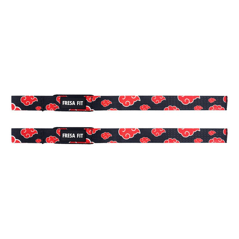 Par De Straps Nubes Rojas Renegados Gym Crossfit Pesas Anime