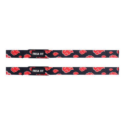 Par De Straps Nubes Rojas Renegados Gym Crossfit Pesas Anime