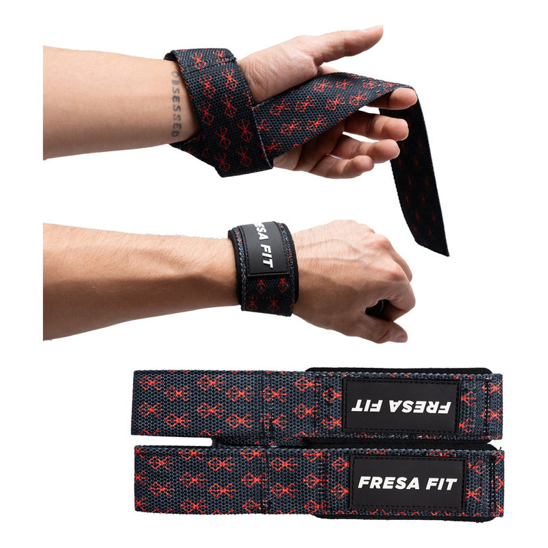 Par De Straps Berserk Logos Anime Gym Crossfit Pesas