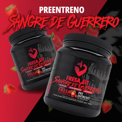 Pre Entreno Fresafit Sangre De Guerrero Fresa
