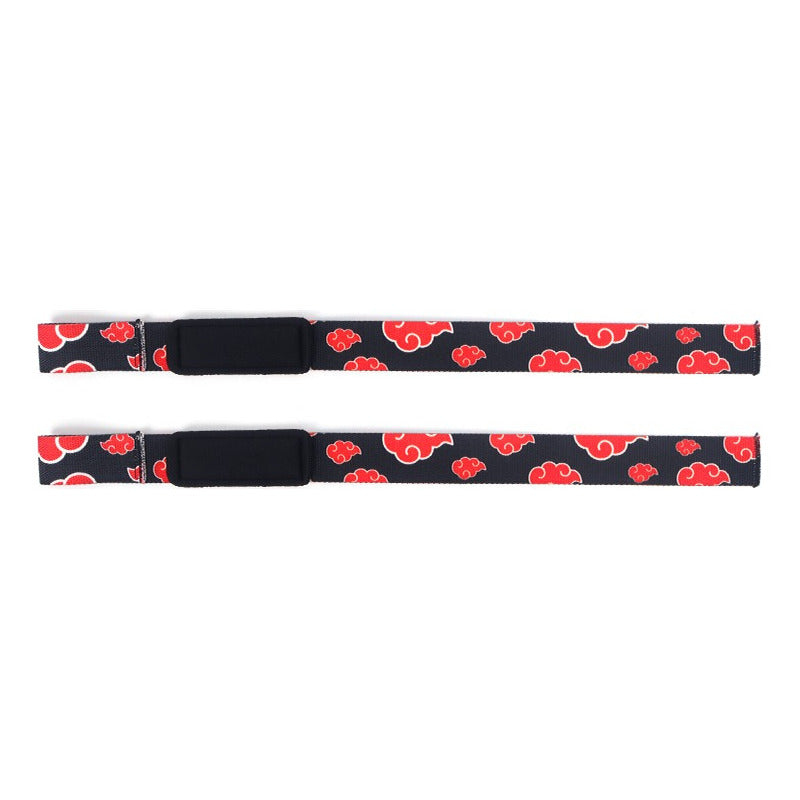 Par De Straps Nubes Rojas Renegados Gym Crossfit Pesas Anime