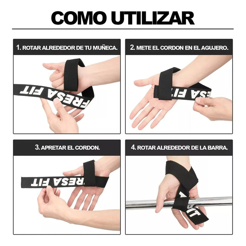 Par De Straps Demon Slayer 3 Anime Gym Crossfit Pesas
