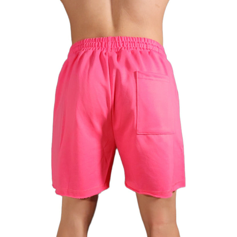 Short Algodon Corto Fresafit Rosa Gym