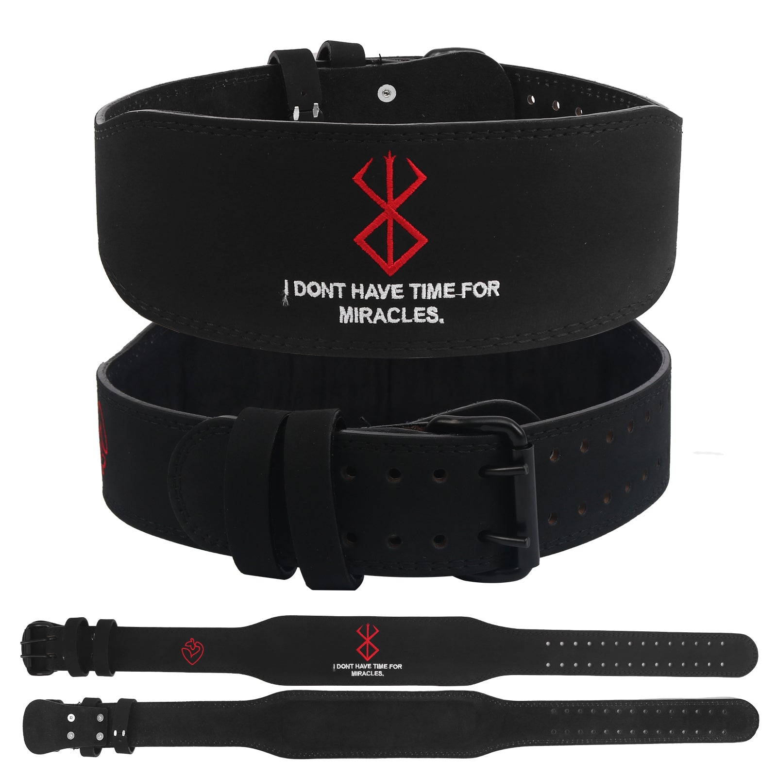 Conjunto Cinturon Hebilla Straps Muñequeras 16 Fresafit