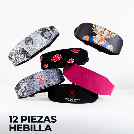 MAYOREO 12 PIEZAS CINTURON HEBILLA ¡AHORRAS 25%!