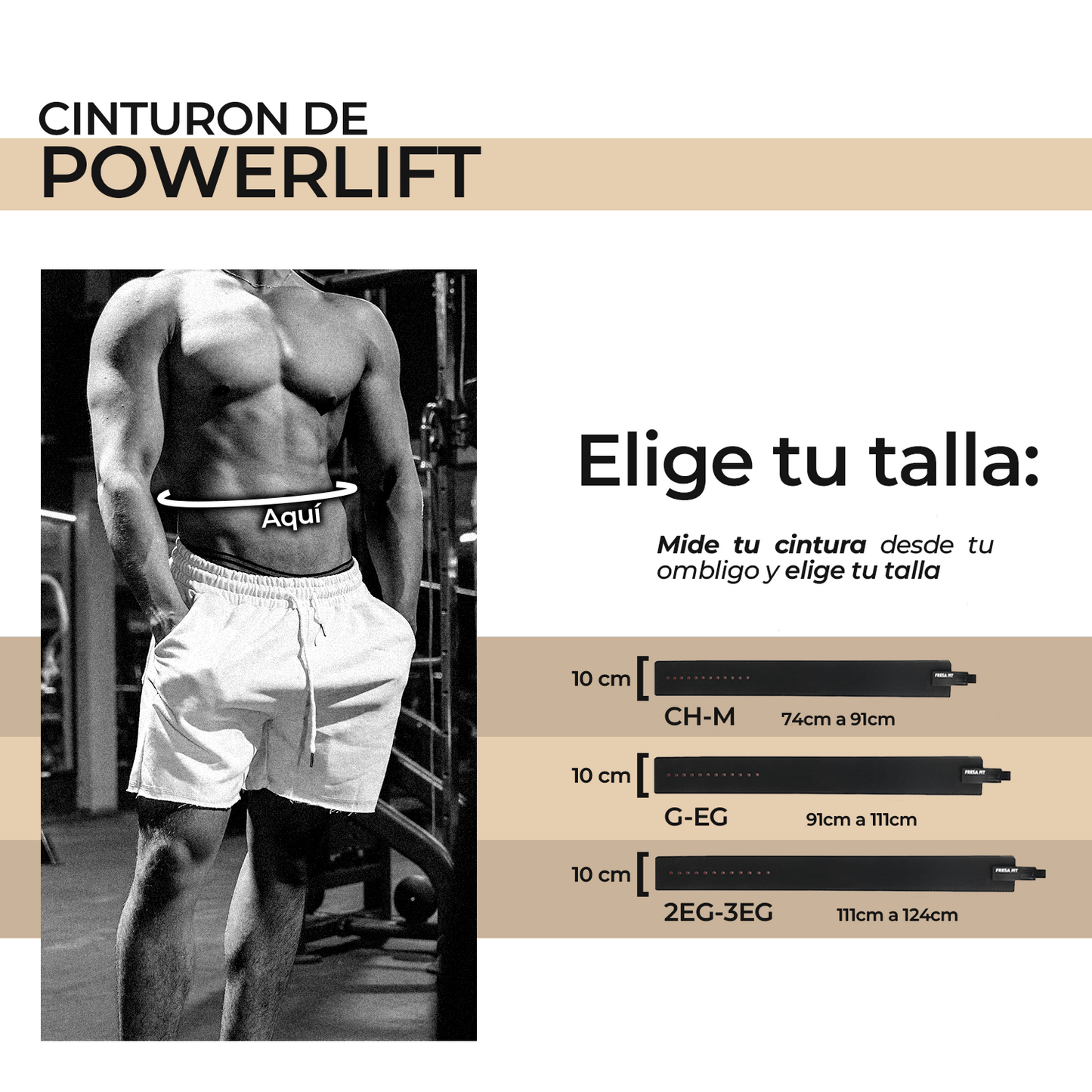 Faja Cinto Cinturón Gym Powerlift Fresafit Berserk Logo