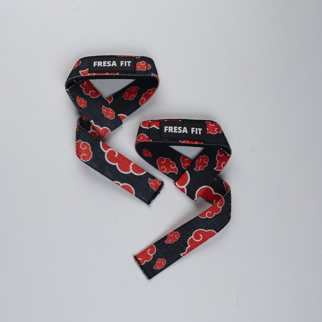 Par De Straps Nubes Rojas Renegados Gym Crossfit Pesas Anime