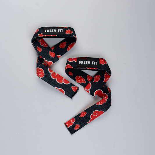 Par De Straps Nubes Rojas Renegados Gym Crossfit Pesas Anime