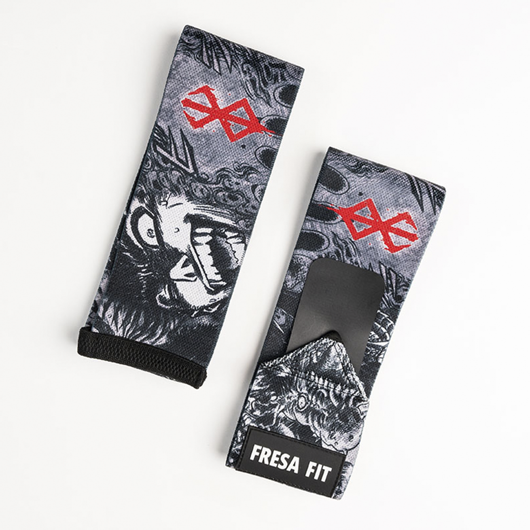 Par Muñequeras Berserk Manga Anime Wraps Crossfit Gym Pesas