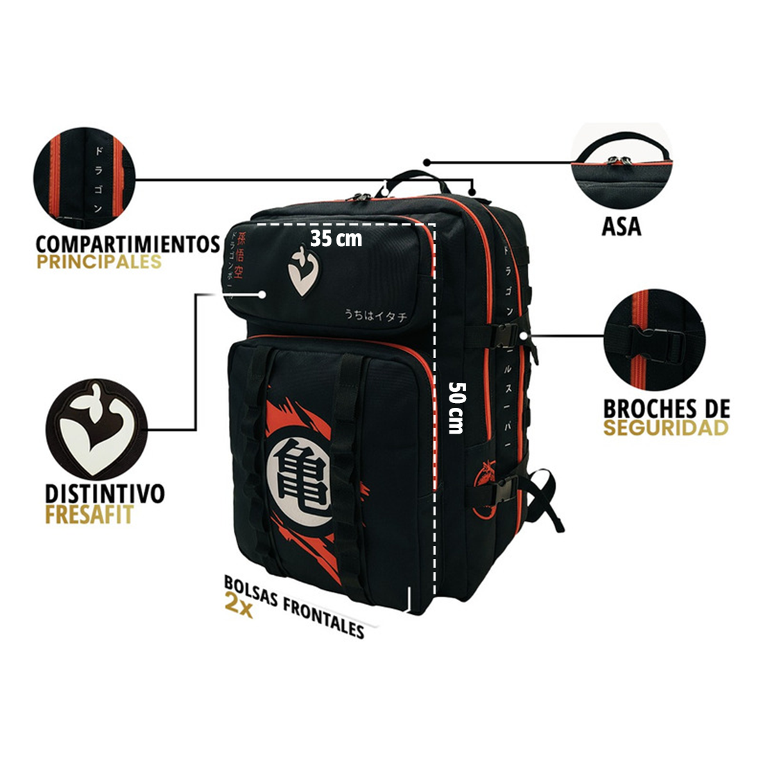 Mochila Dragon ball