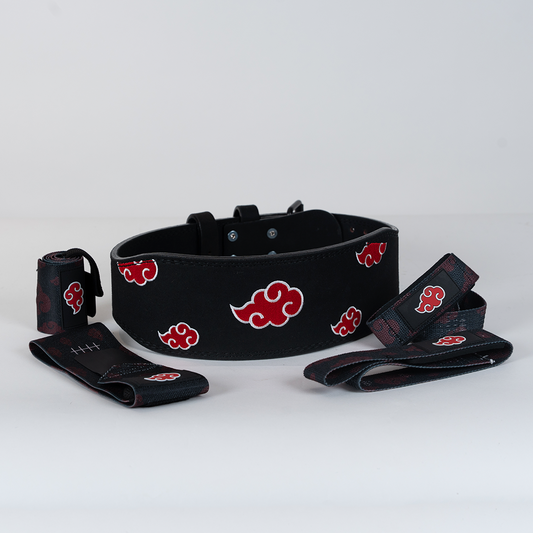 Conjunto Cinturon Hebilla Straps Muñequeras 1 Fresafit