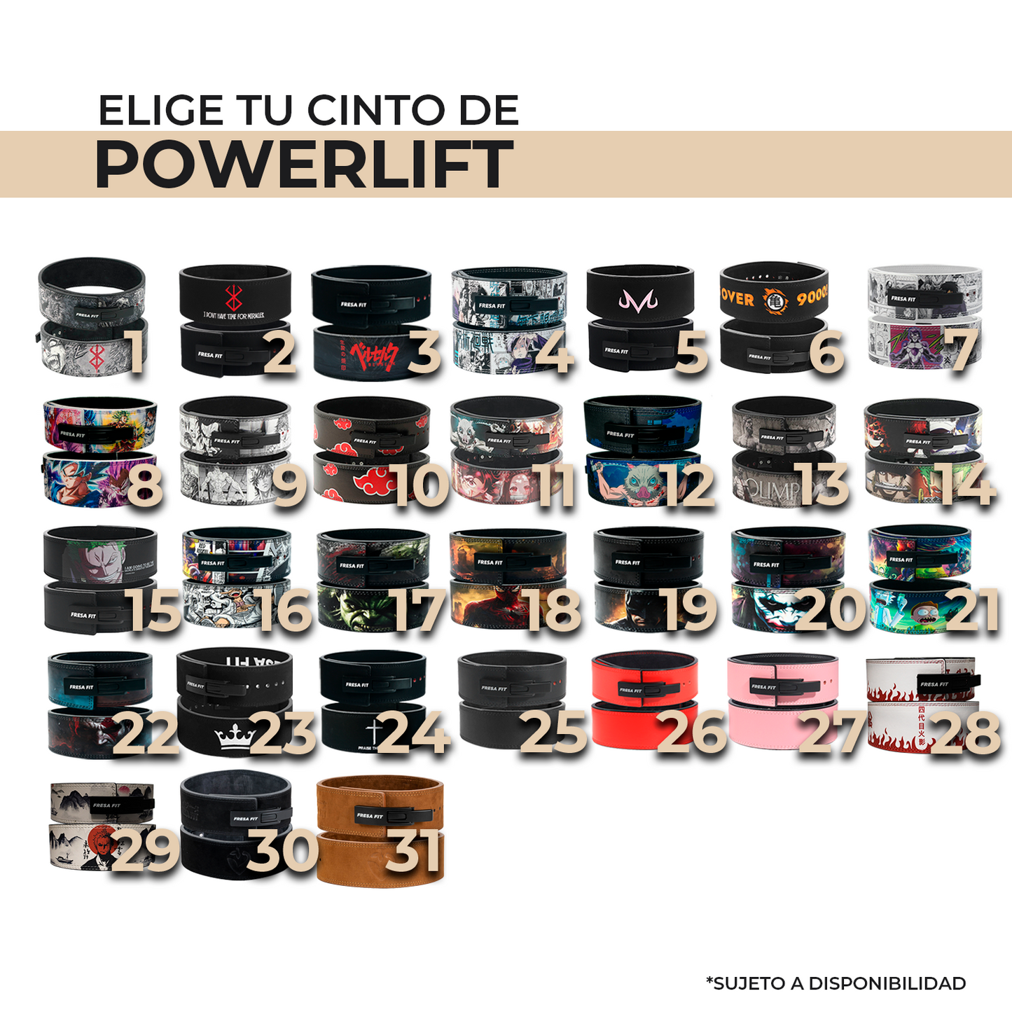 MAYOREO 12 PIEZAS CINTURON POWERLIFT ¡AHORRAS 25%!