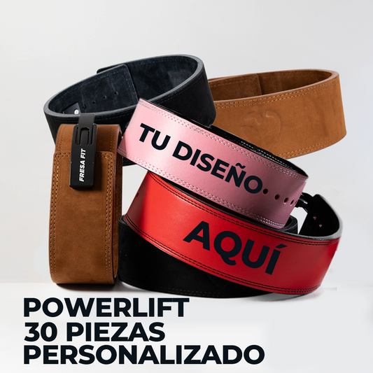 MAYOREO 30 PIEZAS CINTURON PERSONALZADOS POWERLIFT ¡AHORRAS 40%!