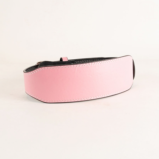 Faja Cinto Cinturon Gym Hebilla Fresafit Liso Plano Rosa
