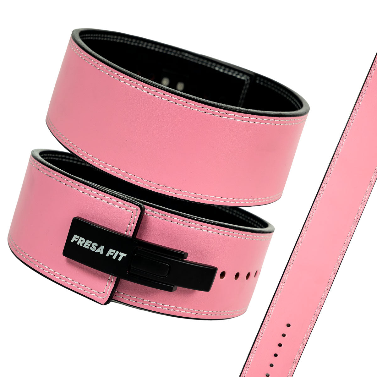 Cinturón de Powerlift Liso Rosa
