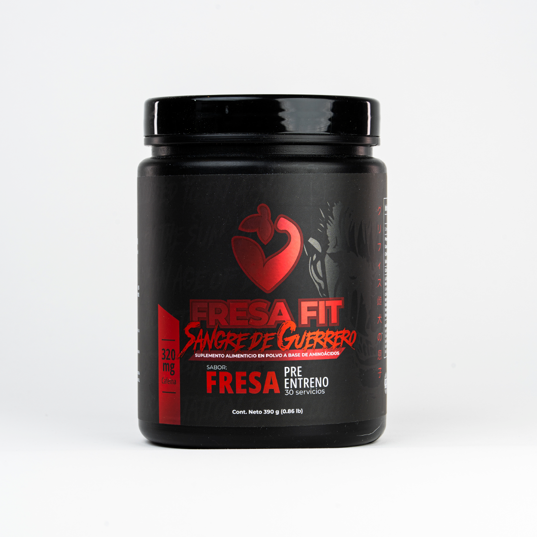 Pre Entreno Fresafit Sangre De Guerrero Fresa